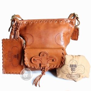 Anna Sui x Coach Fleur de Lis Duffel Sac Bag 2012 Limited Edition Bag #21187